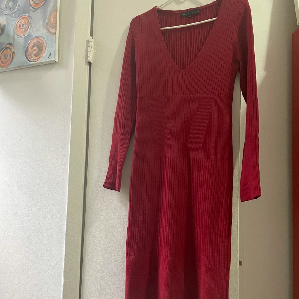 Revolve Red Knit Dress